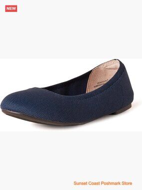 Breathable Knit Ballet Flat with Memory Foam Cushioning